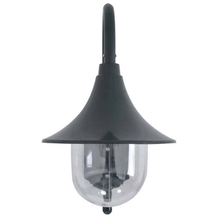 Vägglampa För Trädgård E27 42 Cm Aluminium