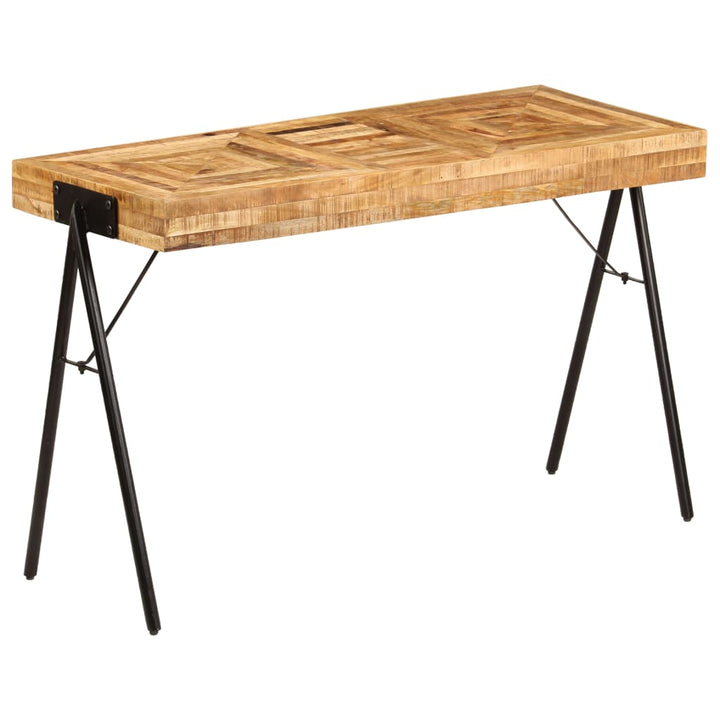 Skrivbord Massivt Mangoträ 118X50X75 Cm