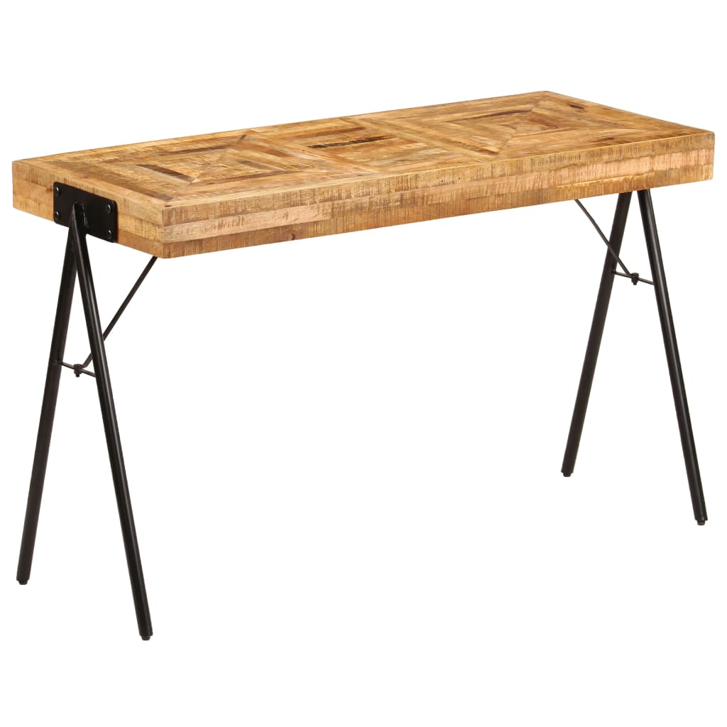 Skrivbord Massivt Mangoträ 118X50X75 Cm