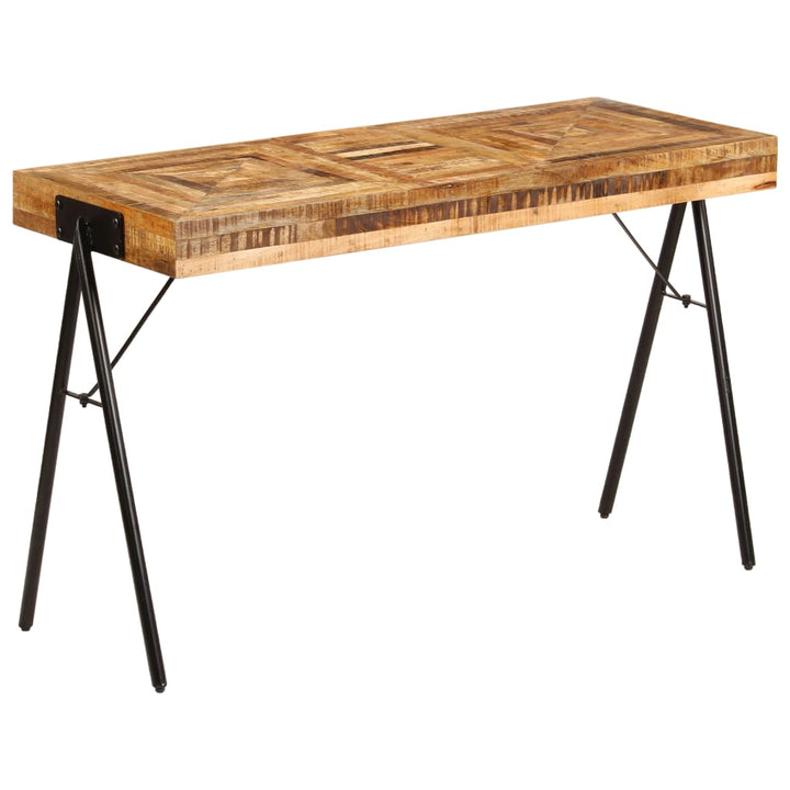 Skrivbord Massivt Mangoträ 118X50X75 Cm