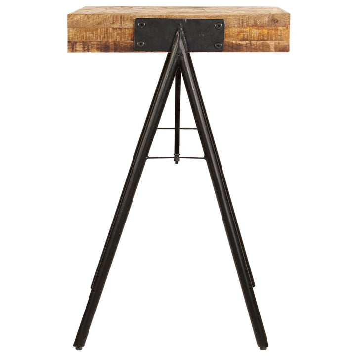 Skrivbord Massivt Mangoträ 118X50X75 Cm