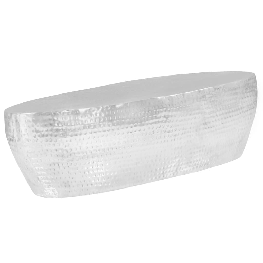 Soffbord Hamrad Aluminium 100X50X28 Cm Silver