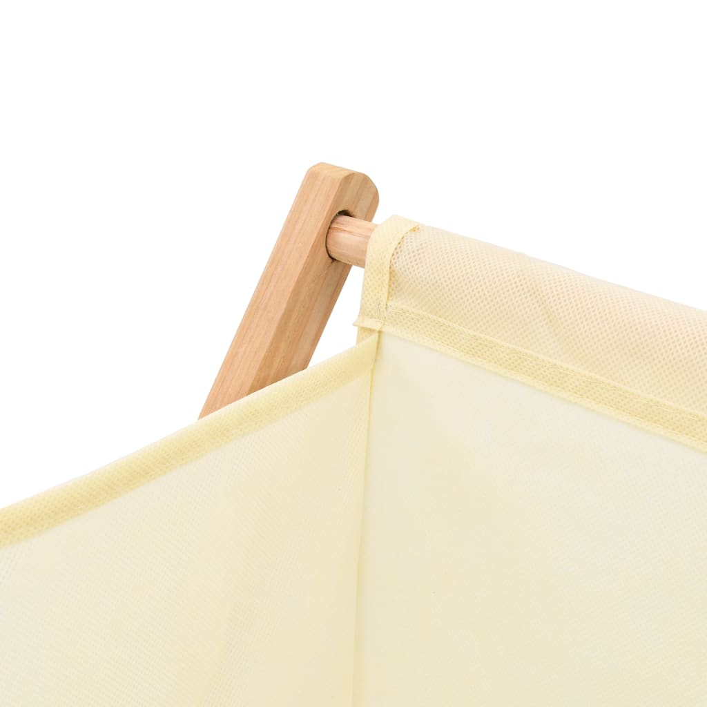 Tvättkorg Cedarträ Och Tyg 42X41X64 Cm Beige