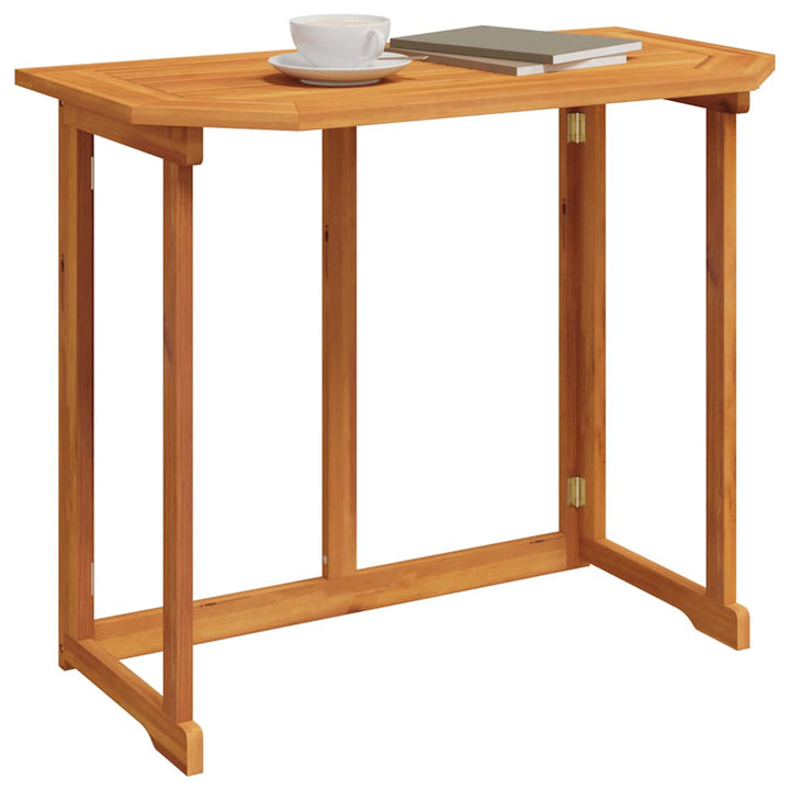 Cafébord 90X50X75 Cm Massivt Akaciaträ