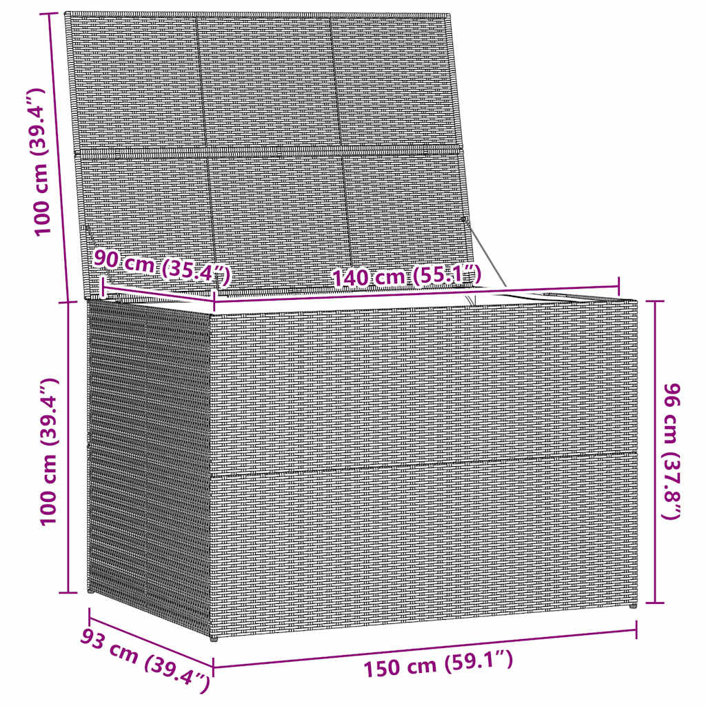 Dynbox 150X100X100 Konstrotting