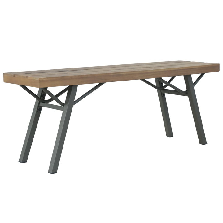 Trädgårdsbänk 120 Cm Massivt Akaciaträ