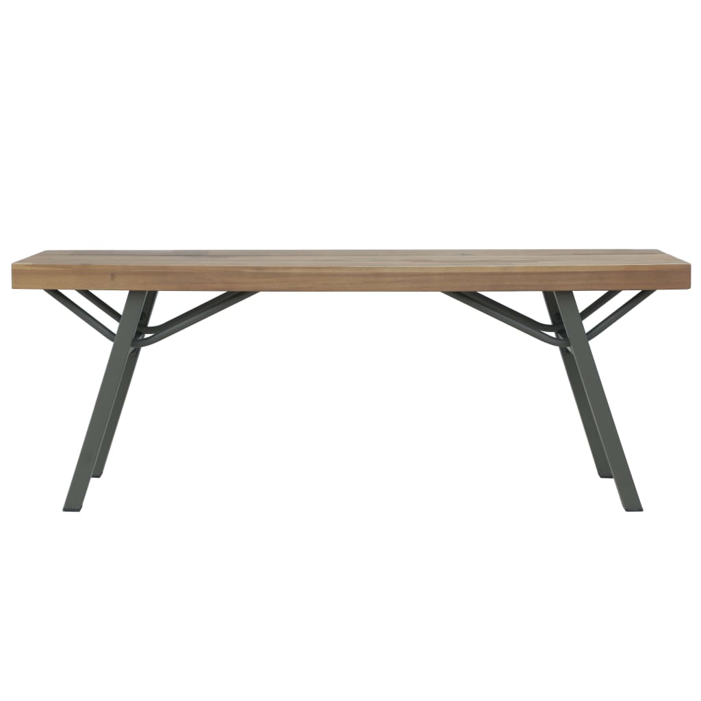 Trädgårdsbänk 120 Cm Massivt Akaciaträ