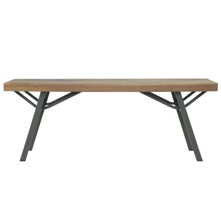 Trädgårdsbänk 120 Cm Massivt Akaciaträ