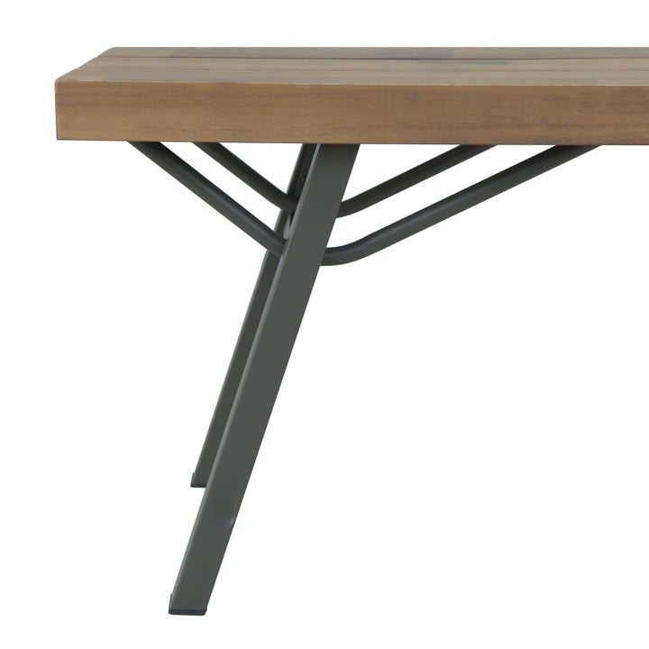 Trädgårdsbänk 120 Cm Massivt Akaciaträ
