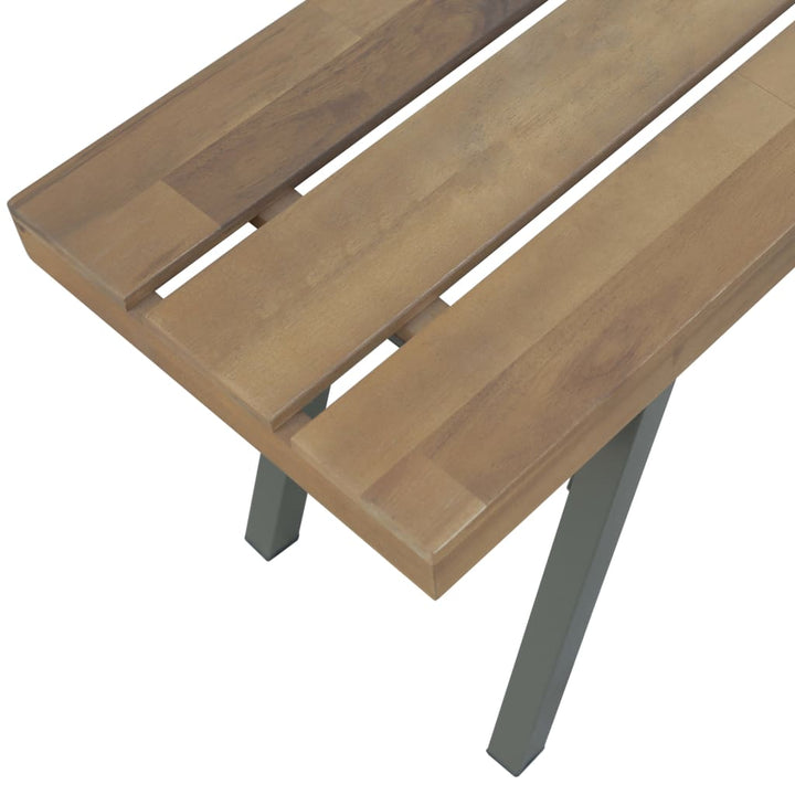 Trädgårdsbänk 120 Cm Massivt Akaciaträ
