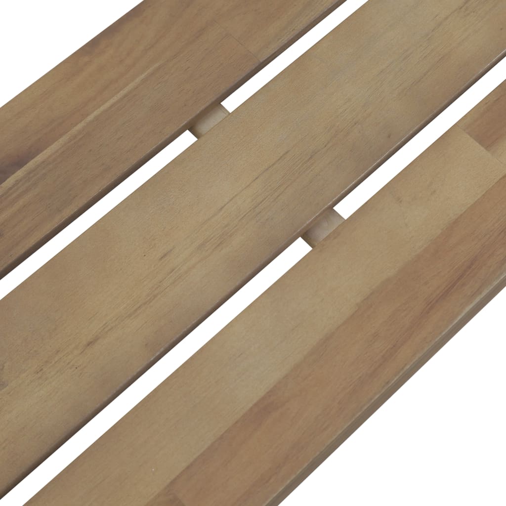 Trädgårdsbänk 120 Cm Massivt Akaciaträ