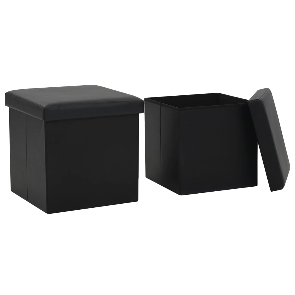 Hopfällbar Förvaringspall Pvc