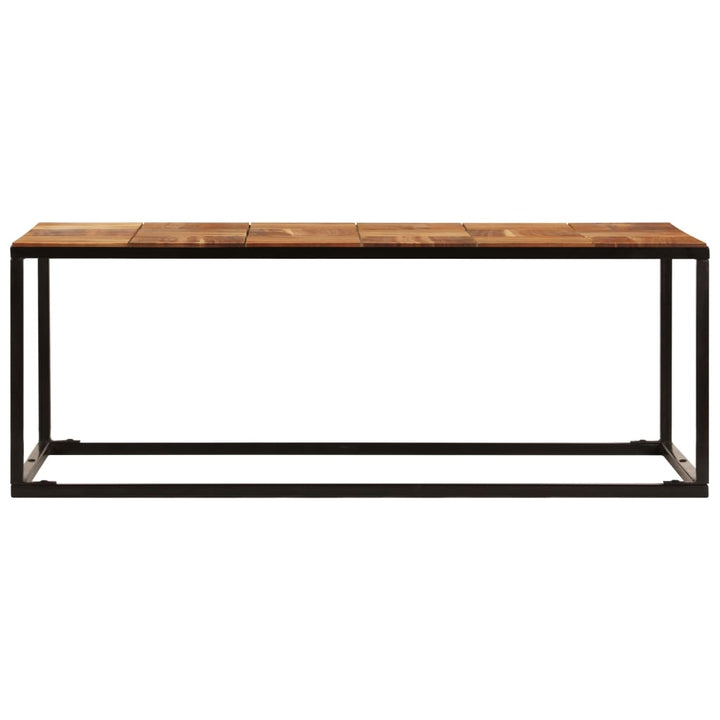 Soffbord 110X60X40 Cm Massivt Akaciaträ Och Stål