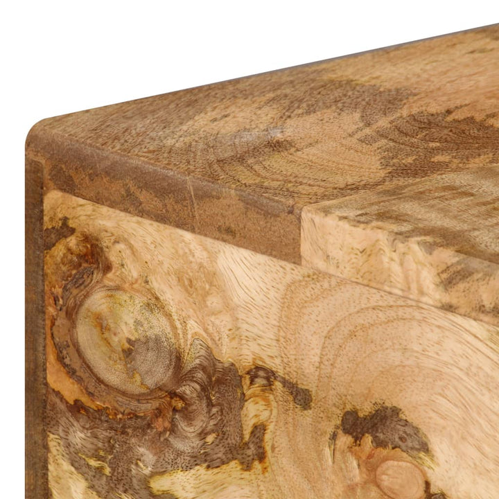Skrivbord Med Lådor Massivt Mangoträ 110X50X76 Cm