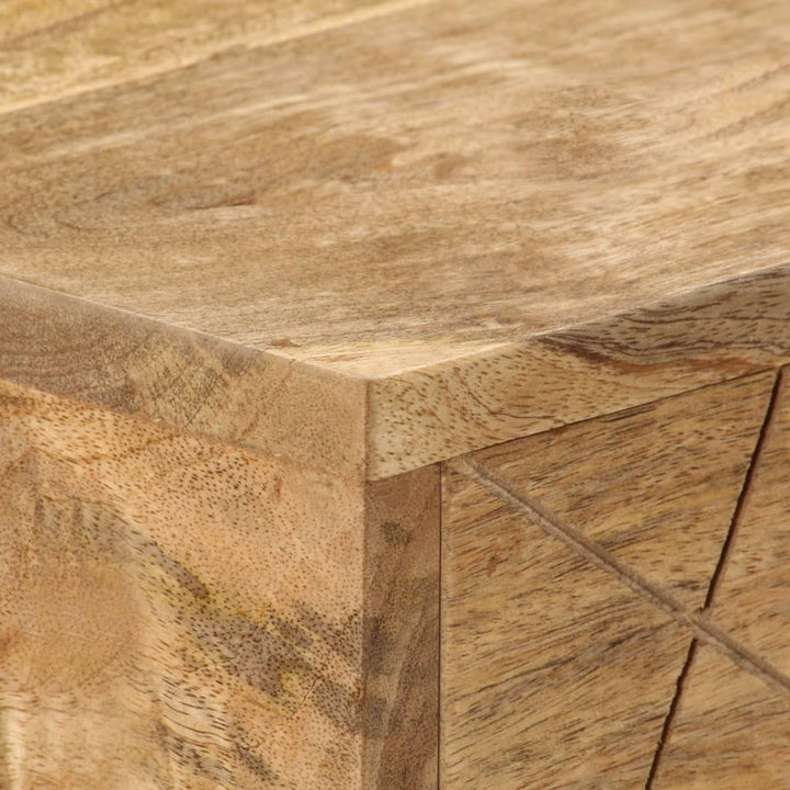 Skrivbord Med Lådor Massivt Mangoträ 110X50X76 Cm