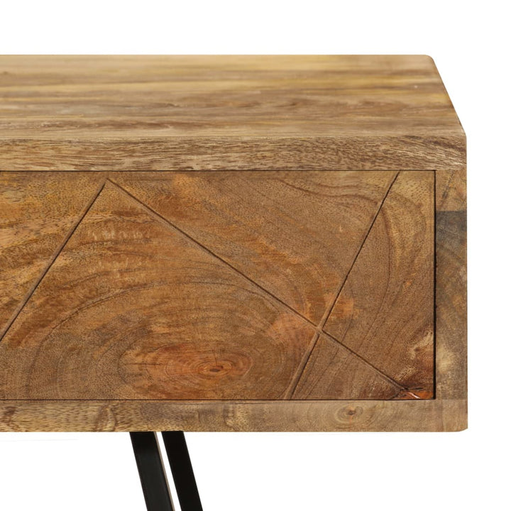 Skrivbord Med Lådor Massivt Mangoträ 110X50X76 Cm