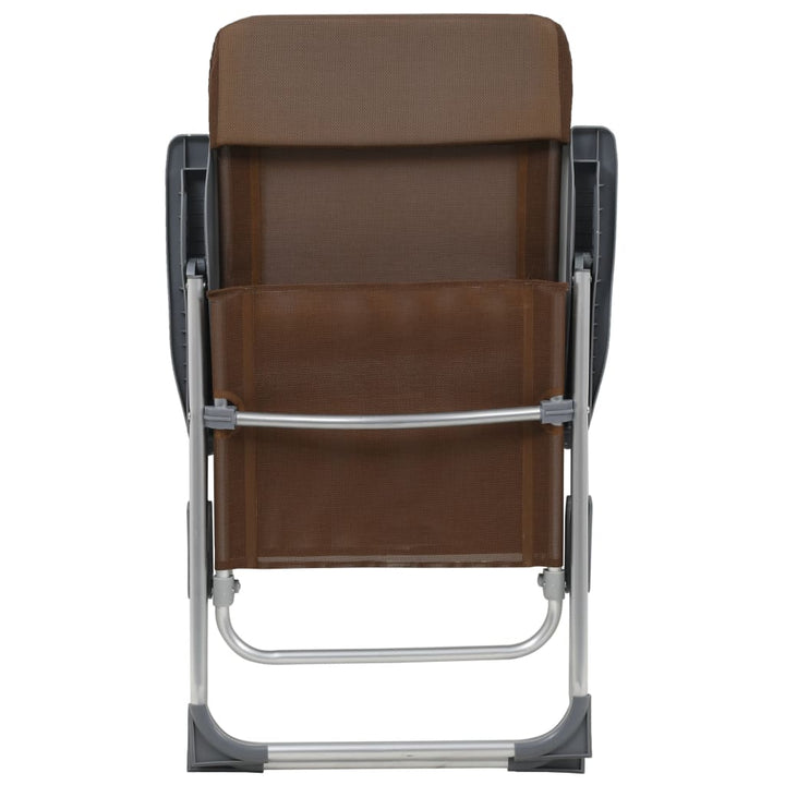 Hopfällbara Campingstolar 2 St Aluminium