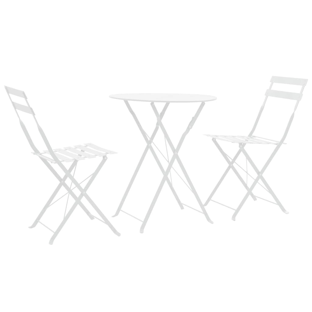 Caféset 3 Delar Stål