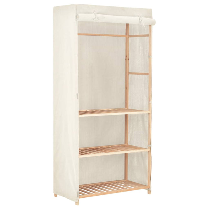 Garderob 3 Nivåer 79X40X170 Cm Tyg