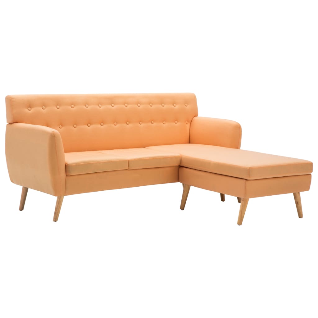 Soffa L-Formad Tyg 171,5X138X81,5 Cm