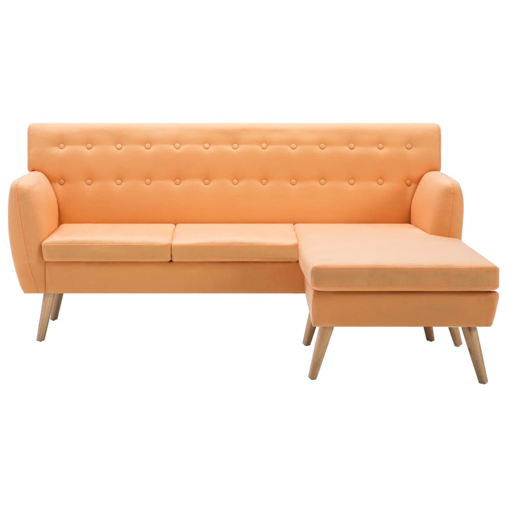 Soffa L-Formad Tyg 171,5X138X81,5 Cm