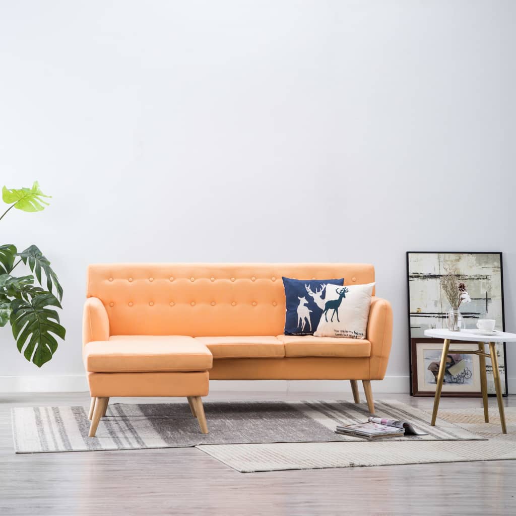 Soffa L-Formad Tyg 171,5X138X81,5 Cm
