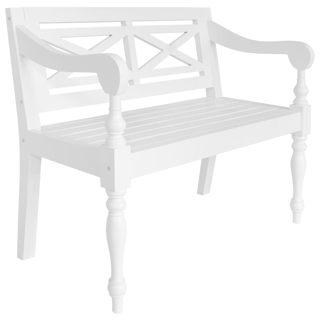 Bataviabänk Massiv Mahogny