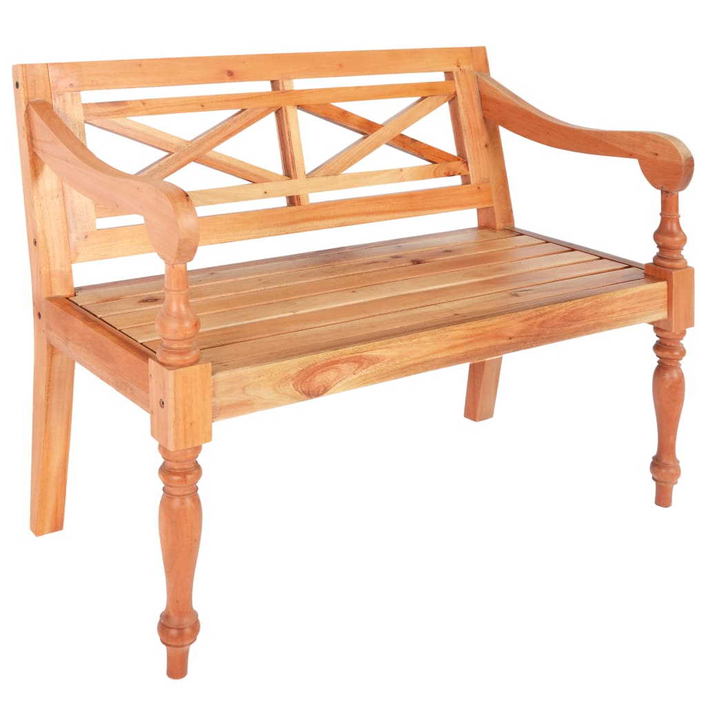 Bataviabänk Massiv Mahogny