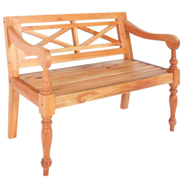 Bataviabänk Massiv Mahogny
