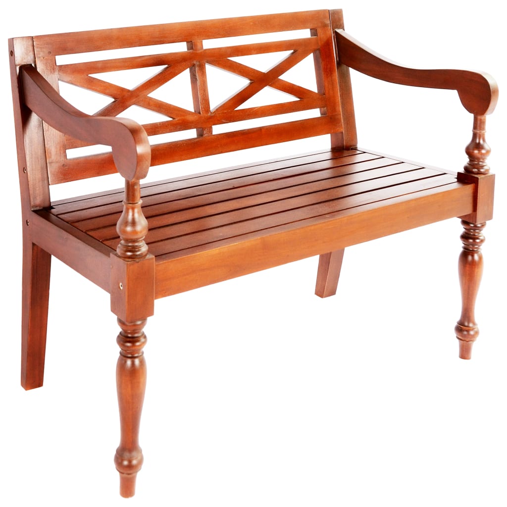 Bataviabänk Massiv Mahogny