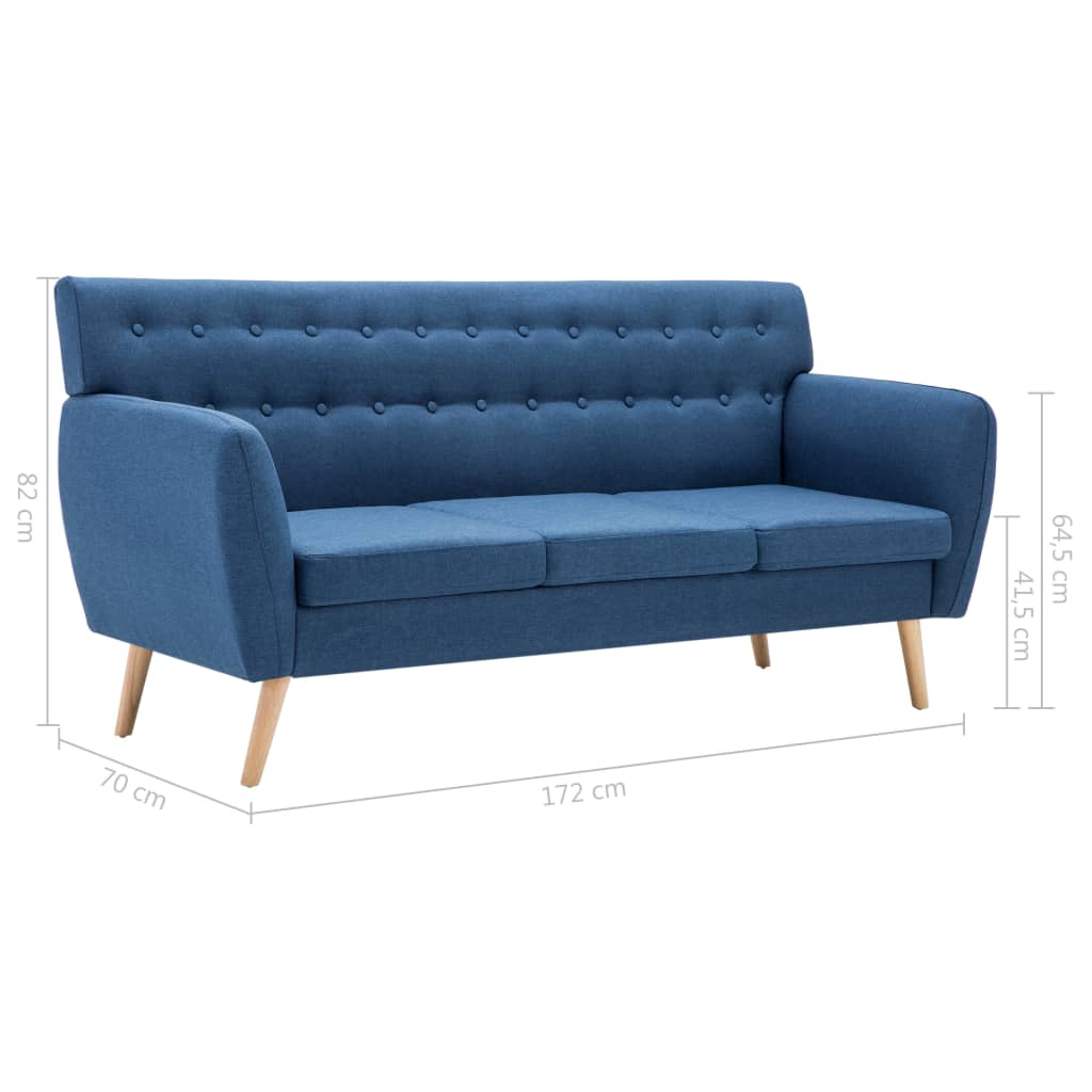 3-Sitssoffa Med Tygklädsel 172X70X82 Cm