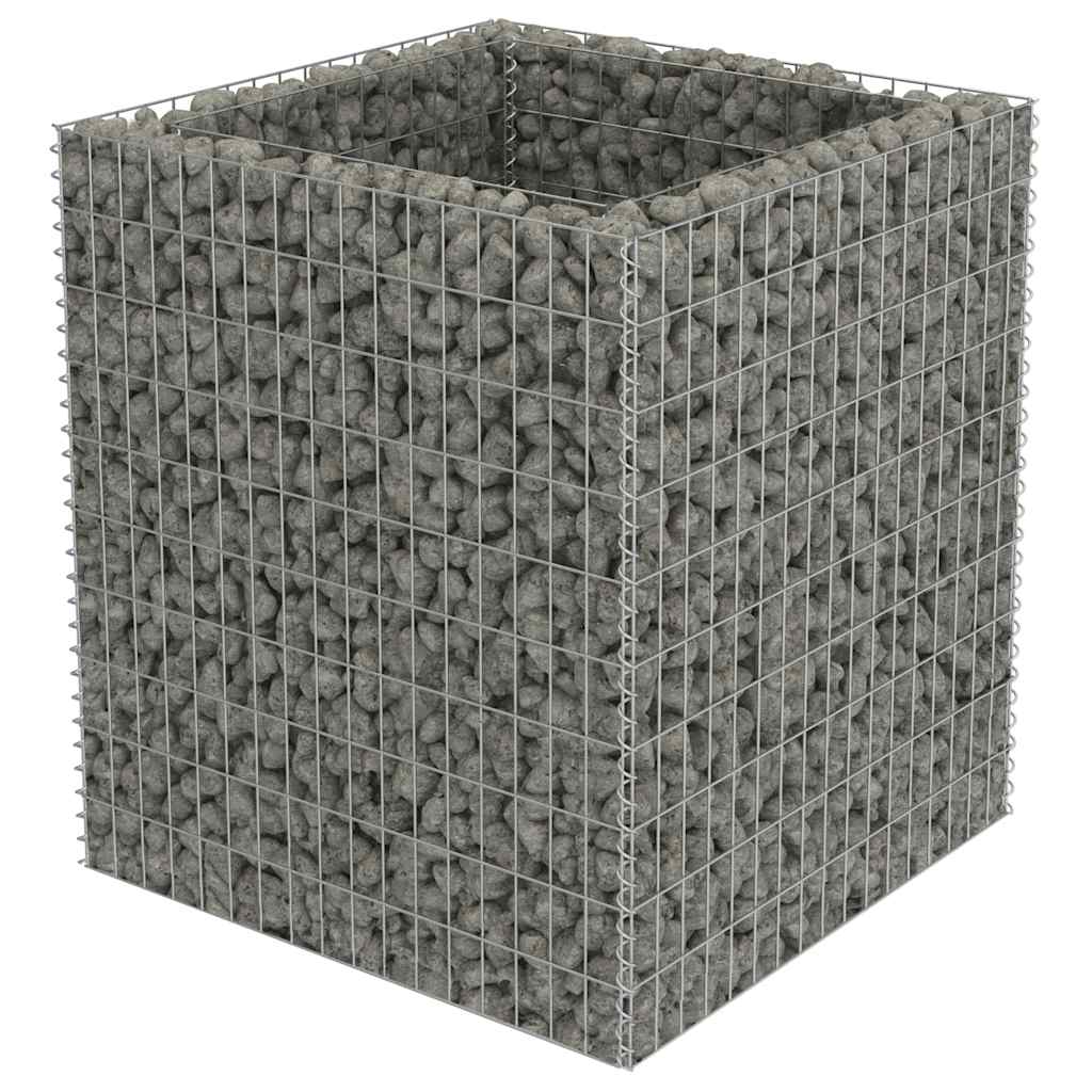 Planteringsgabion Upphöjd Galvaniserat Stål