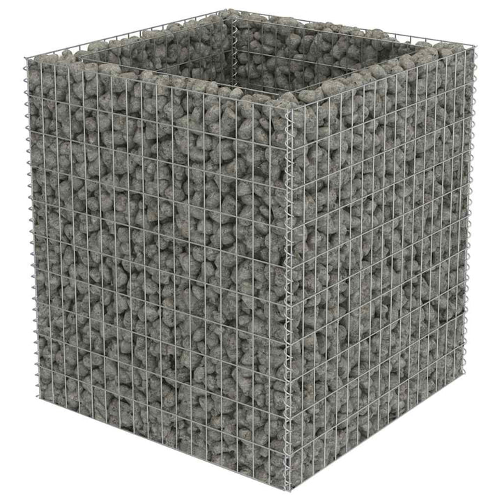 Planteringsgabion Upphöjd Galvaniserat Stål