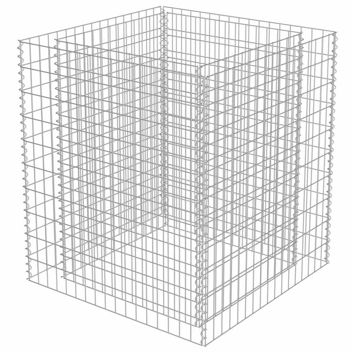 Planteringsgabion Upphöjd Galvaniserat Stål