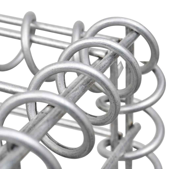 Planteringsgabion Upphöjd Galvaniserat Stål