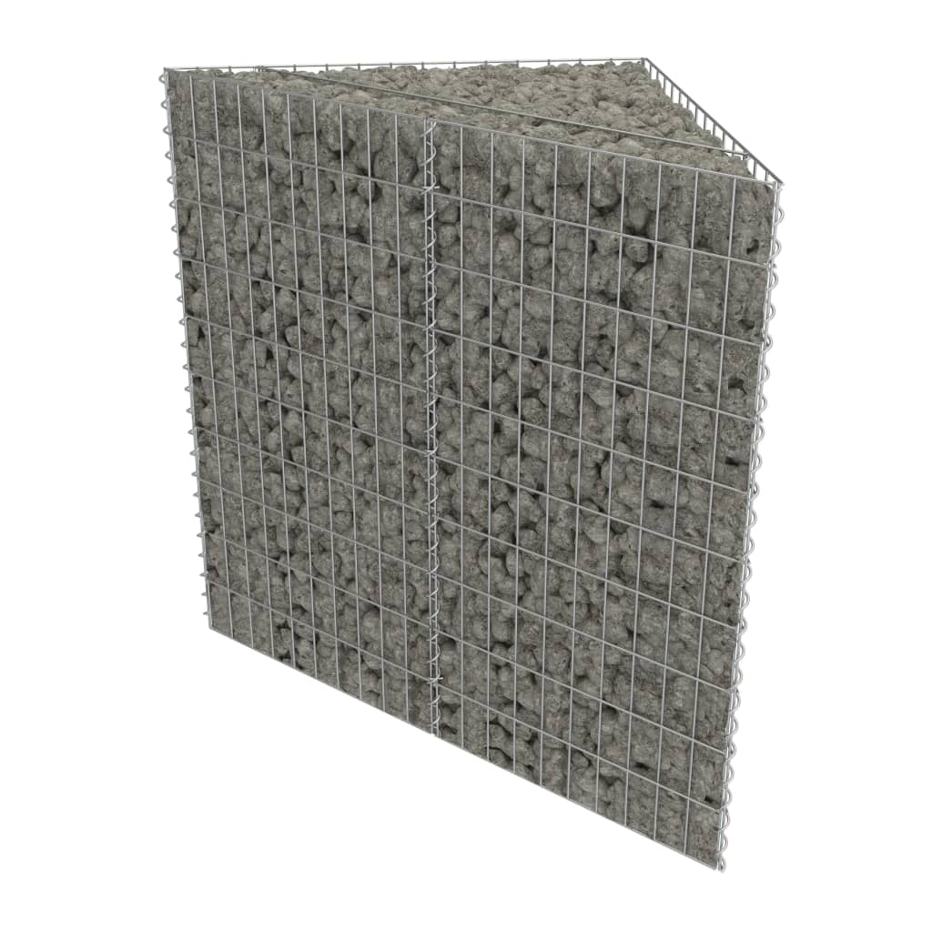 Planteringsgabion Upphöjd Galvaniserat Stål