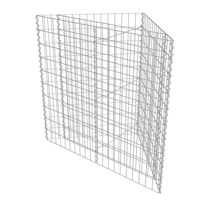 Planteringsgabion Upphöjd Galvaniserat Stål