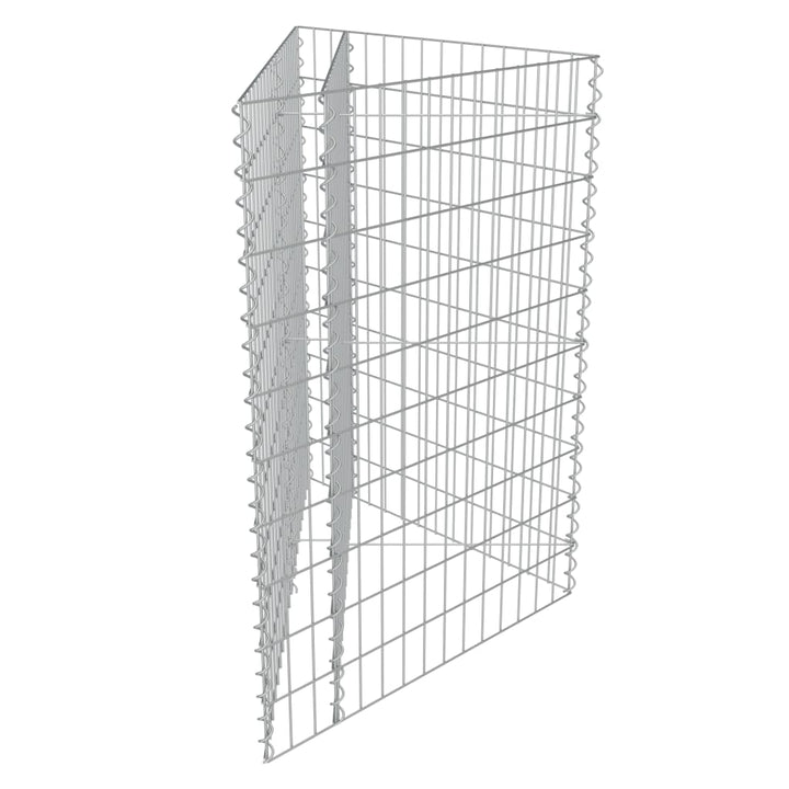Planteringsgabion Upphöjd Galvaniserat Stål