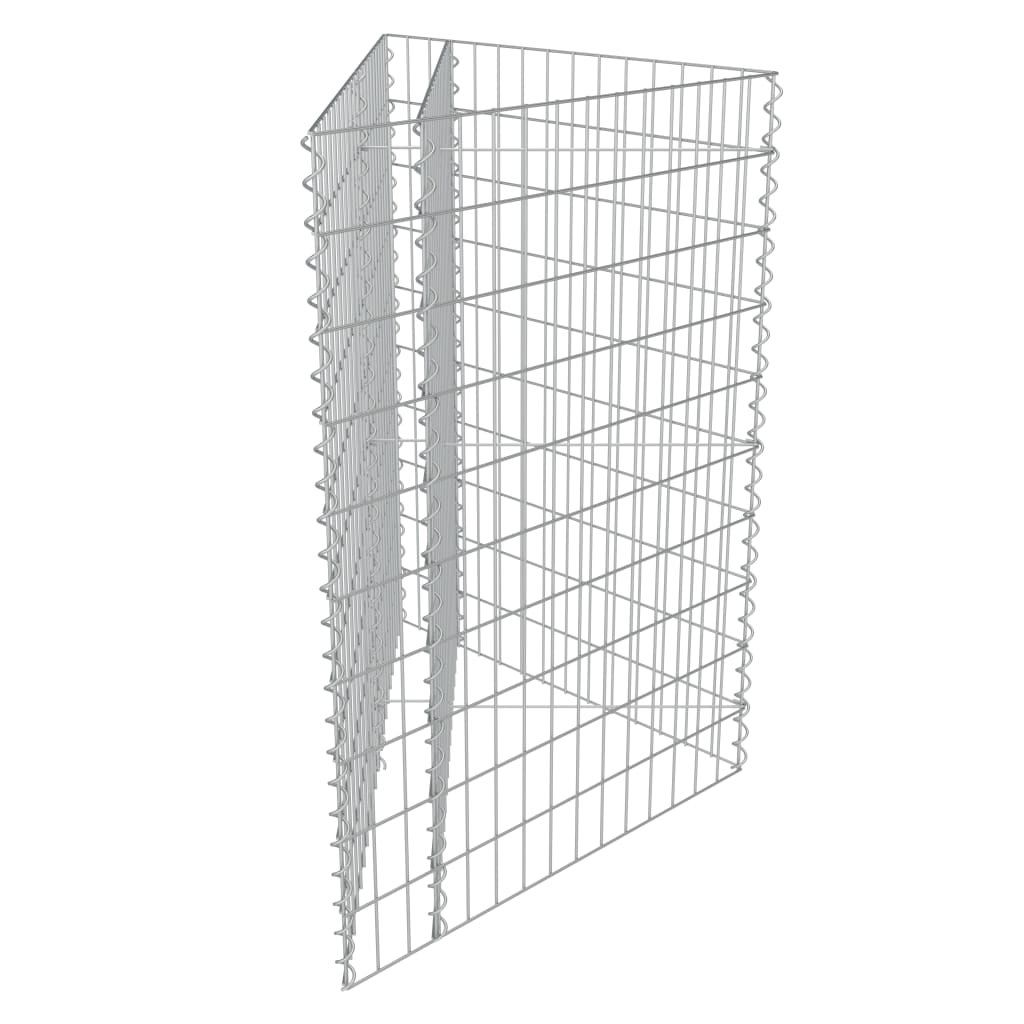 Planteringsgabion Upphöjd Galvaniserat Stål