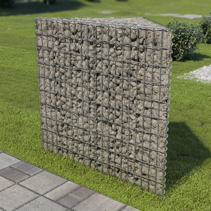 Planteringsgabion Upphöjd Galvaniserat Stål