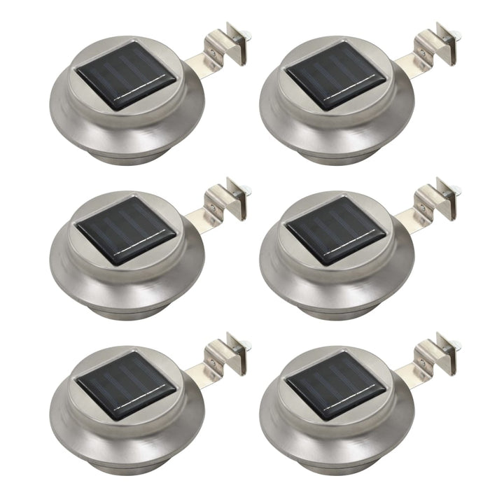 Solcellslampor 12 St Led Runda 12 Cm Vit