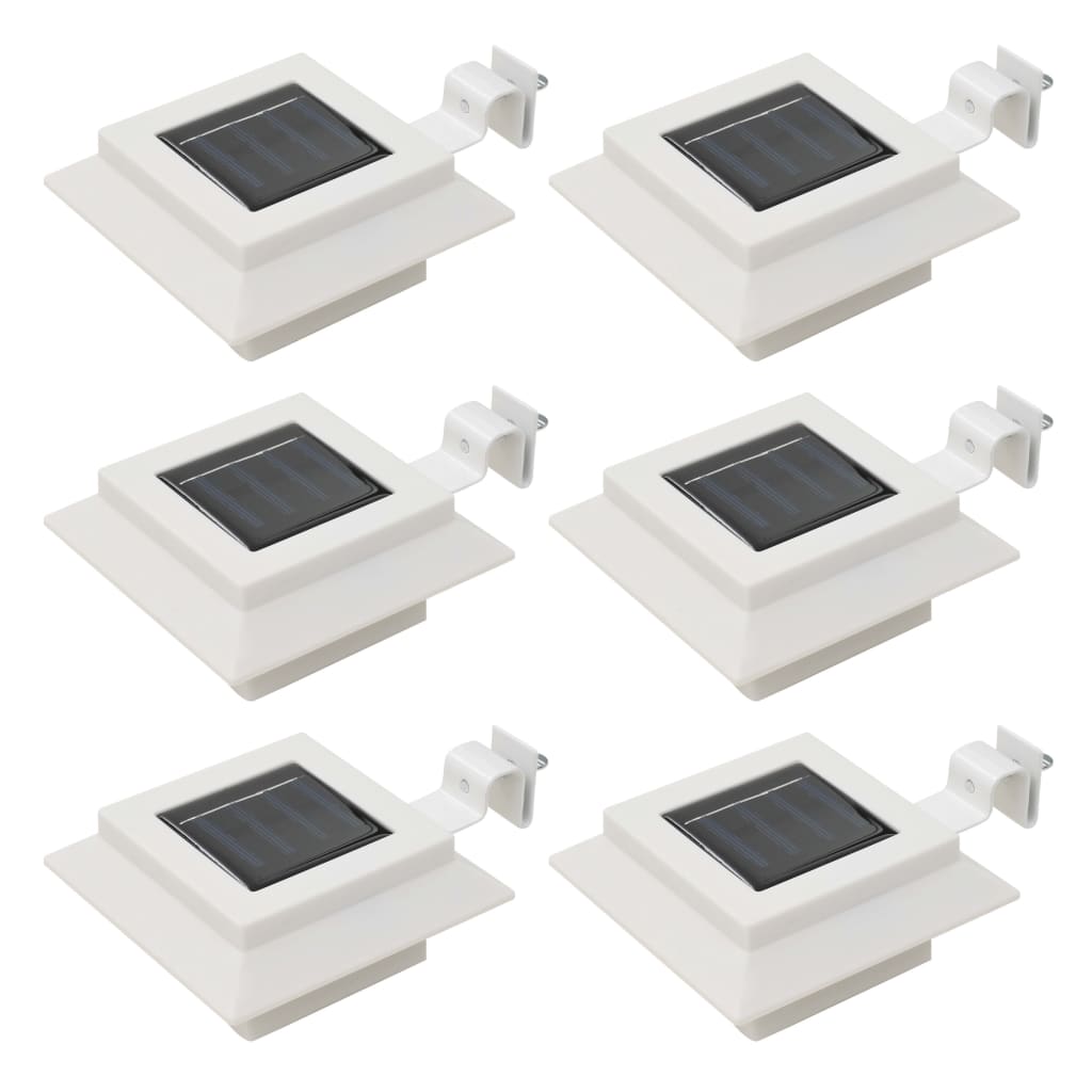 Solcellslampor 12 St Led Fyrkantiga 12 Cm