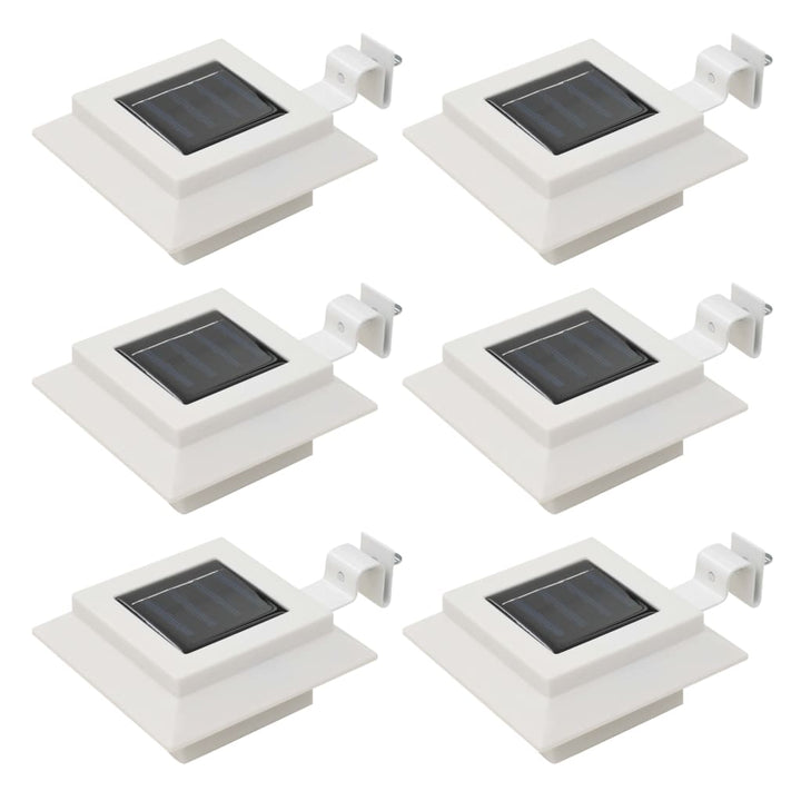Solcellslampor 12 St Led Fyrkantiga 12 Cm