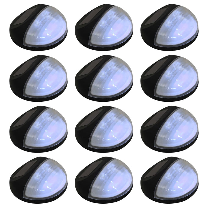 Soldrivna Vägglampor 24 St Led Runda