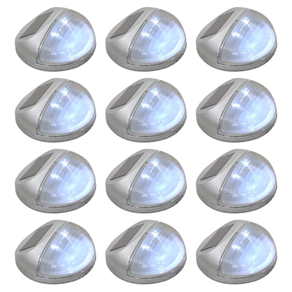 Soldrivna Vägglampor 24 St Led Runda