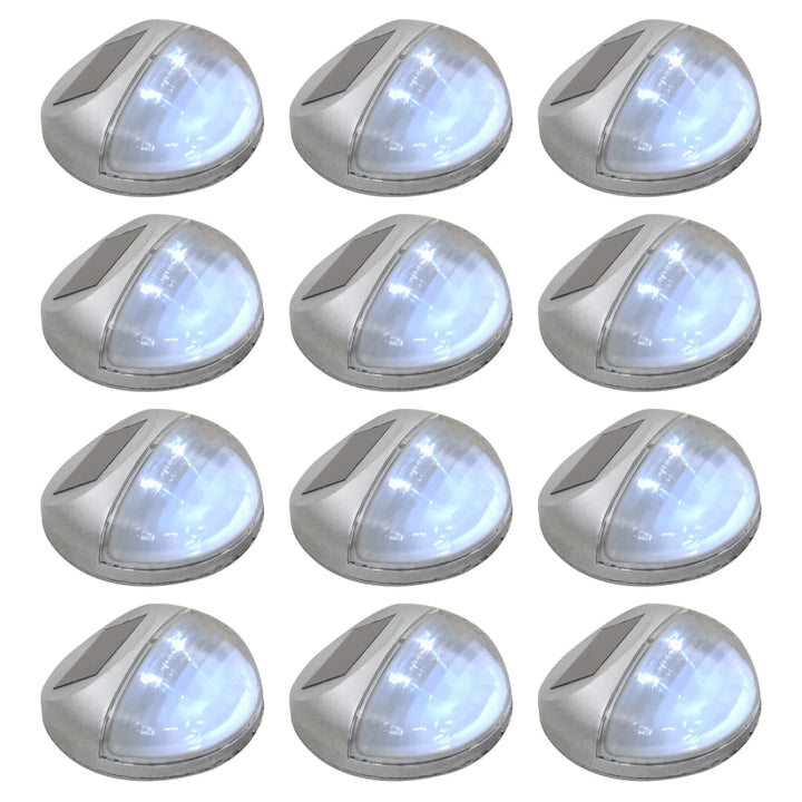 Soldrivna Vägglampor 24 St Led Runda