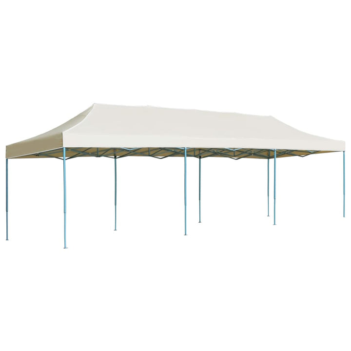 Pop-Up Hopfällbart Partytält Gräddvit 3X9 M