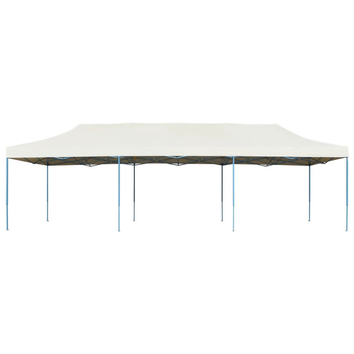 Pop-Up Hopfällbart Partytält Gräddvit 3X9 M