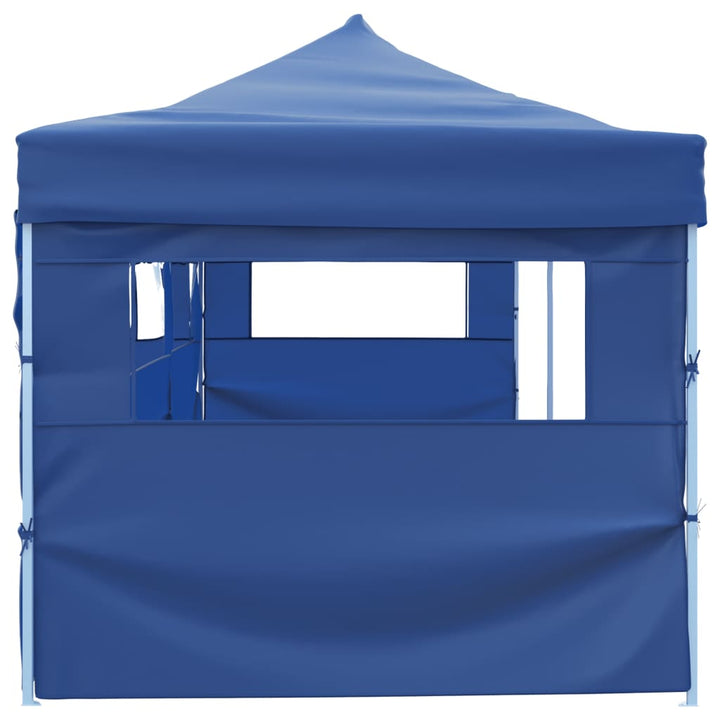 Pop-Up Hopfällbart Partytält Med 5 Sidoväggar 3X9 M