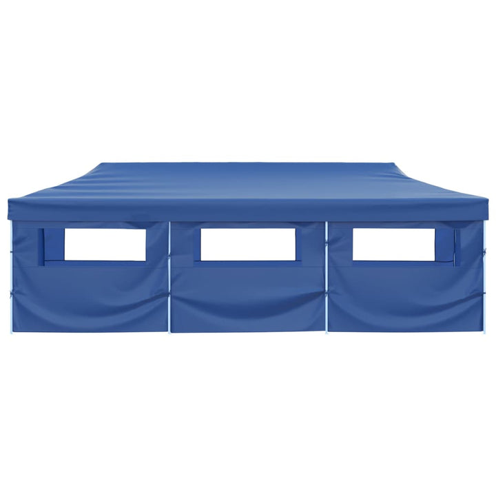 Pop-Up Hopfällbart Partytält Med 8 Sidoväggar 870X291X315 Cm